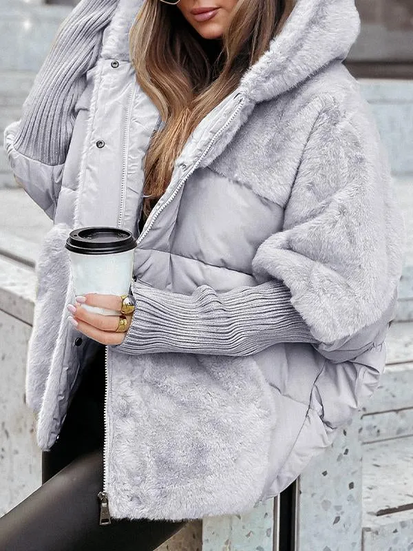 Audra - Giacca invernale con cappuccio imbottito