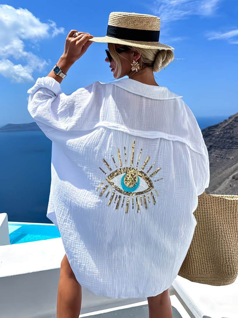 Nolene - Blusa estiva testurizzata