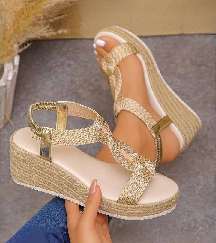 Damarisse - Sandali con zeppa premium