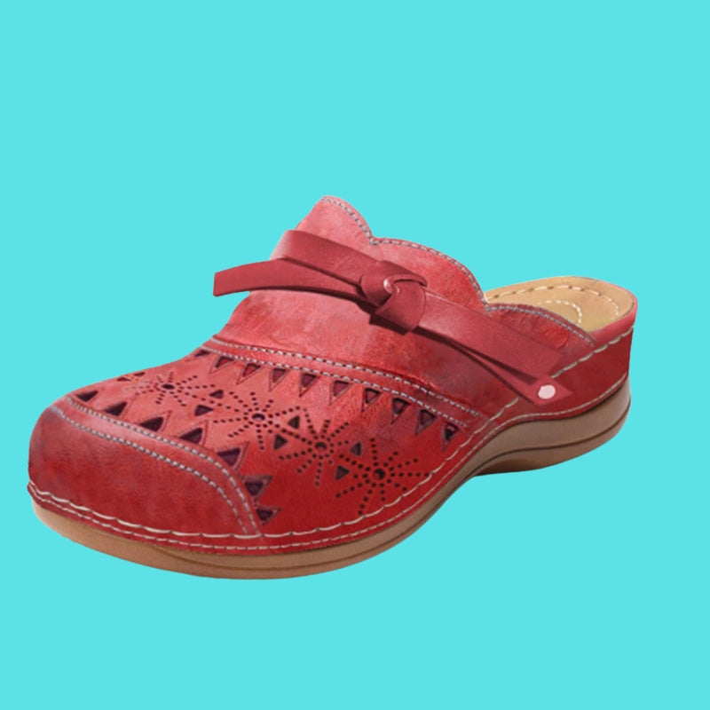 Aerina - Mules imbottite a tacco basso