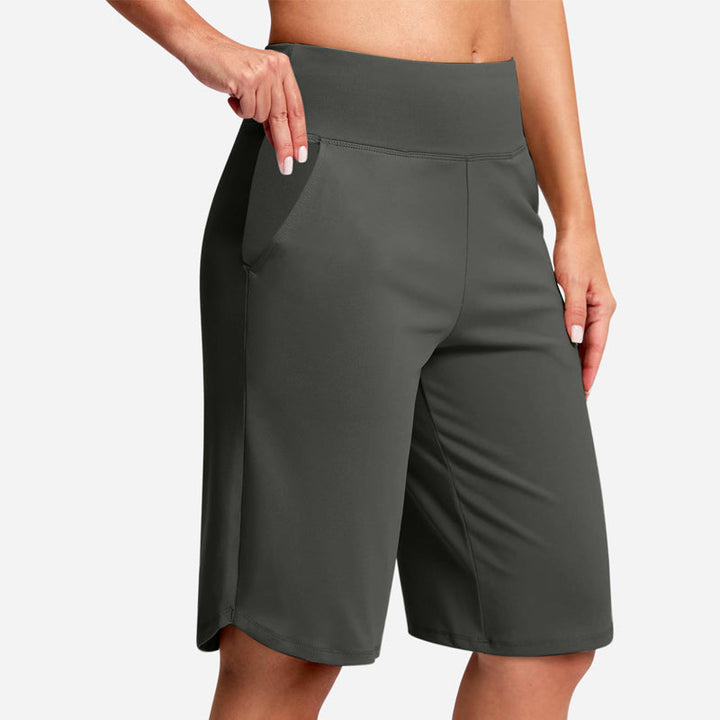 Odeliora - Bermuda a vita alta fit comfort