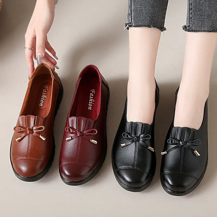 Kyla - Mocassini con suola platform imbottita
