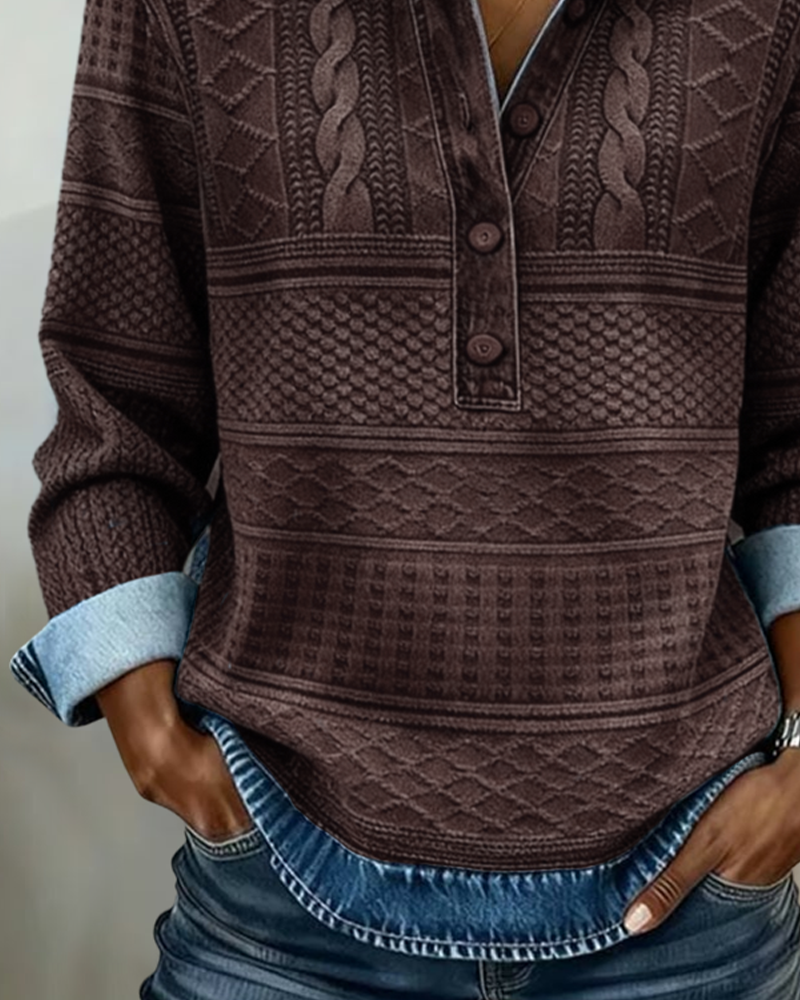 Orlissey - Camicia a bottoni testurizzata