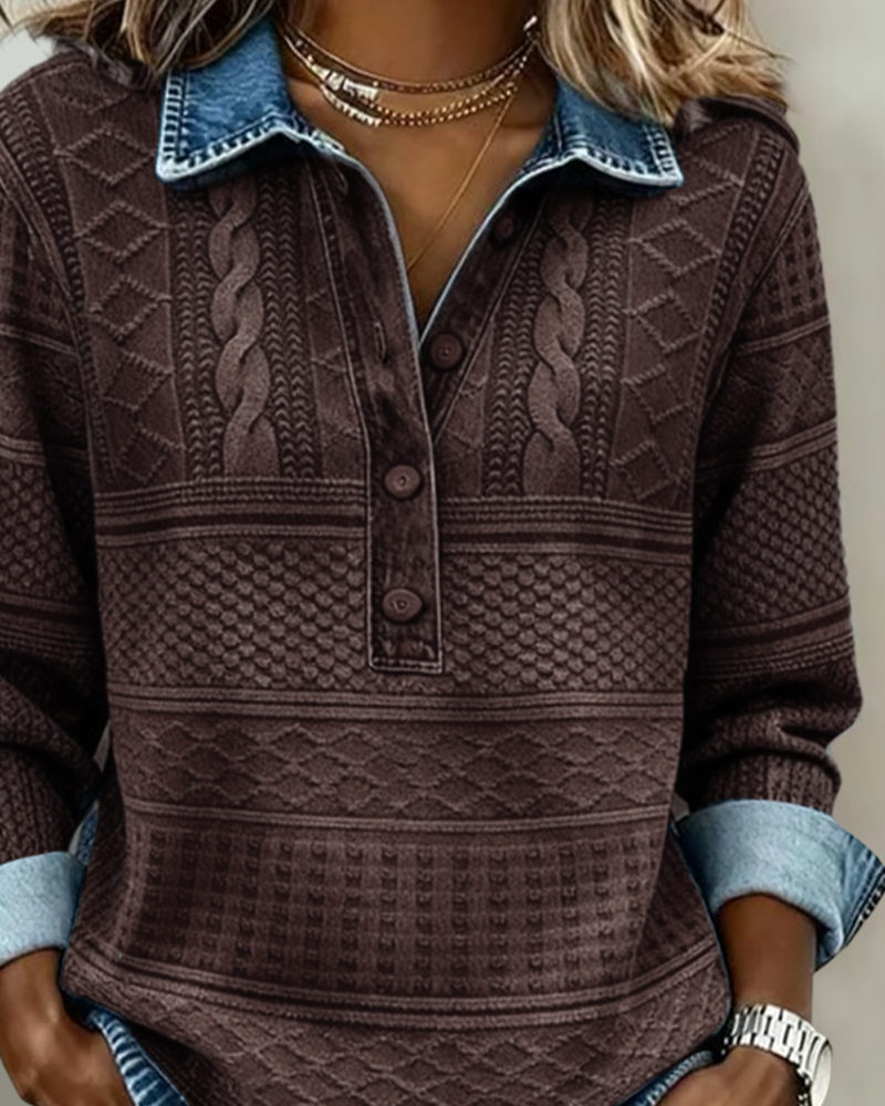 Orlissey - Camicia a bottoni testurizzata