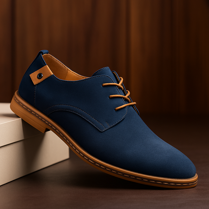 Blaine - Scarpe stringate testurizzate