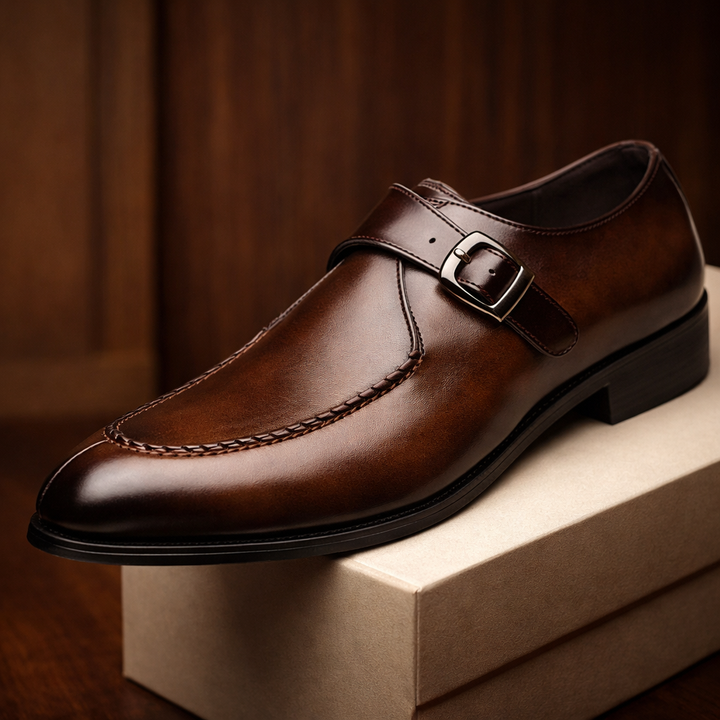 Isaias - Scarpe eleganti con fibbia lucida
