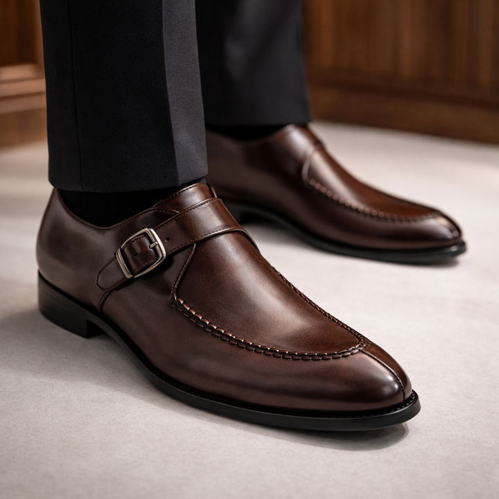 Isaias - Scarpe eleganti con fibbia lucida