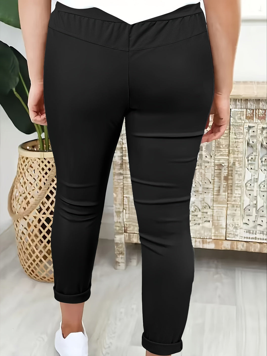 Tansy - Pantaloni stretch con coulisse su misura