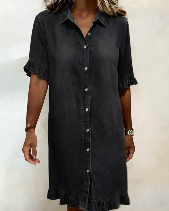 Amelith - Abito in denim leggero