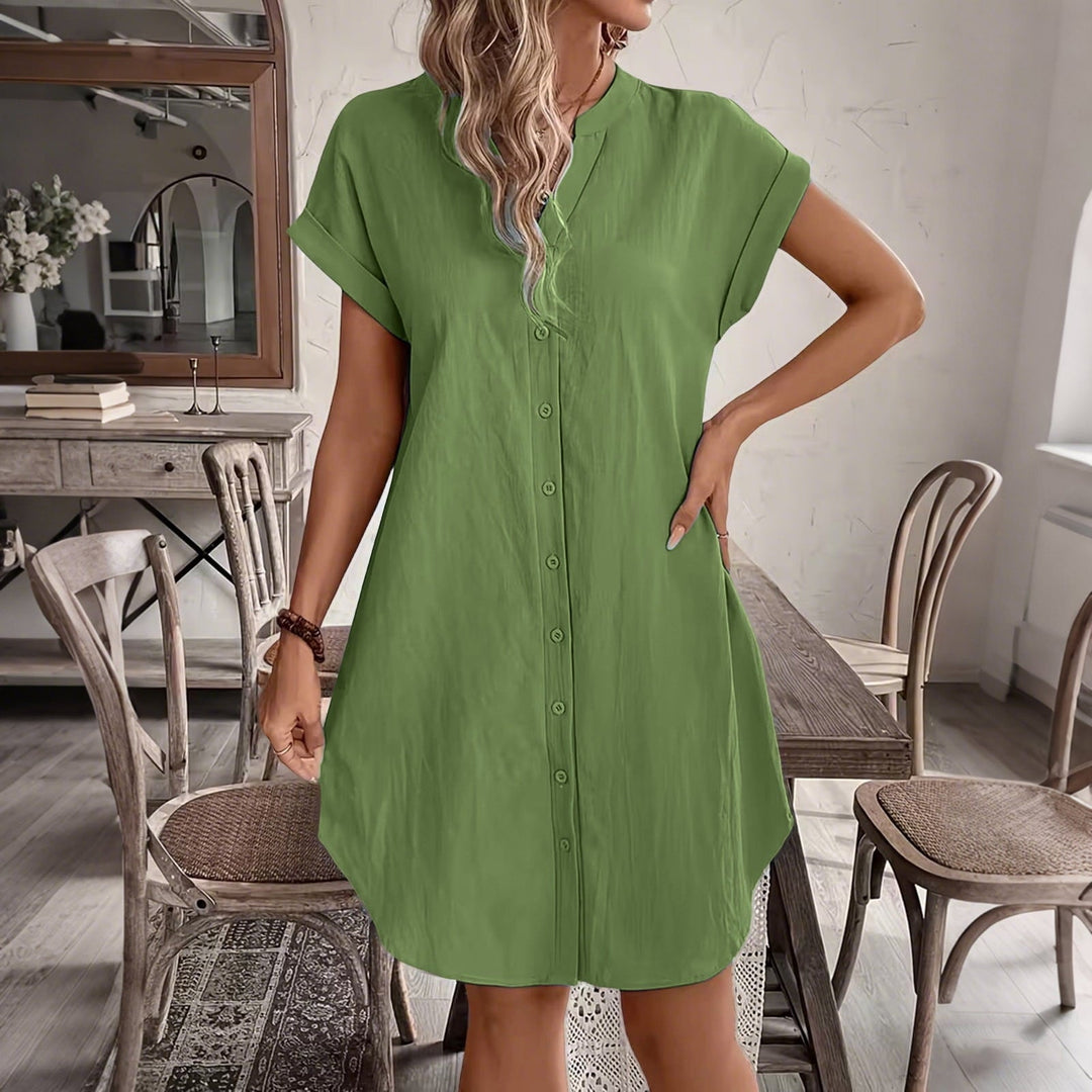 Ainslea - Abito camicia mini testurizzato