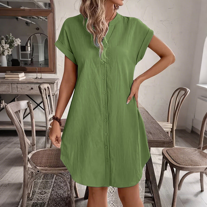 Ainslea - Abito camicia mini testurizzato