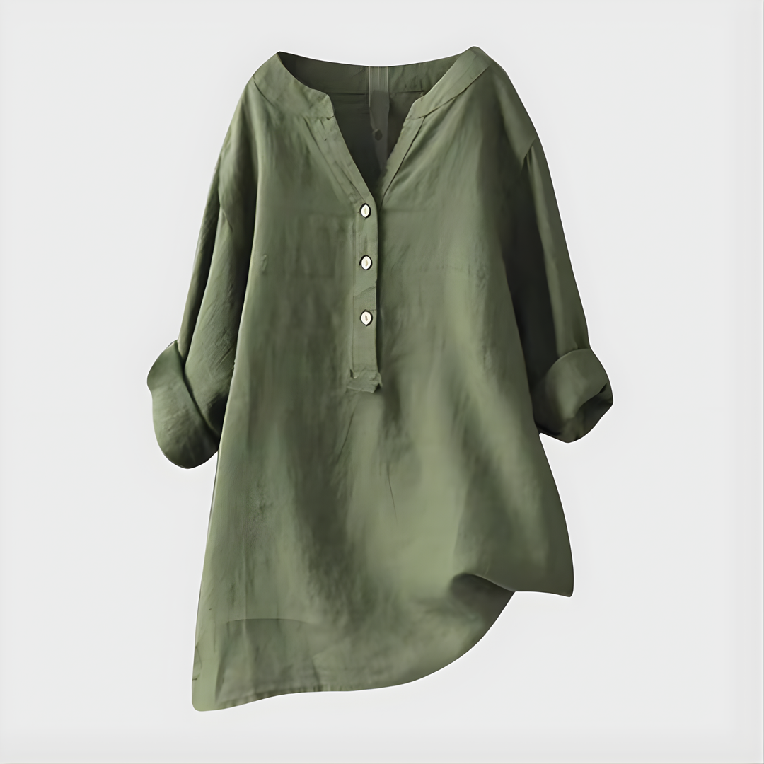 Fenella - Blusa tunica con bottoni