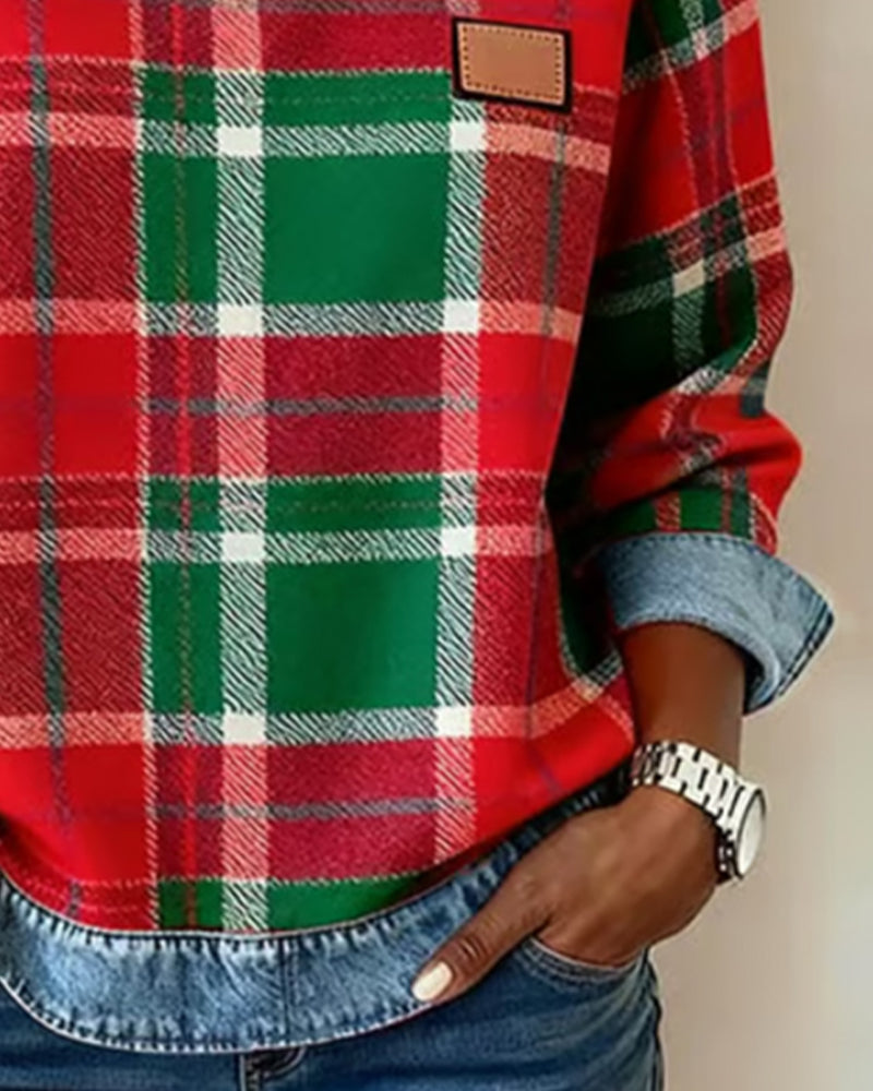 Adair - Felpa casual a righe con girocollo