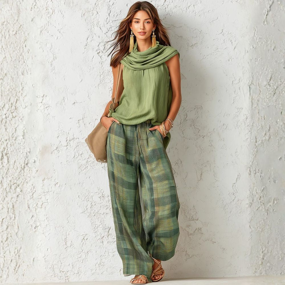 Bernice - Completo due pezzi con pantaloni dalla vestibilità rilassata