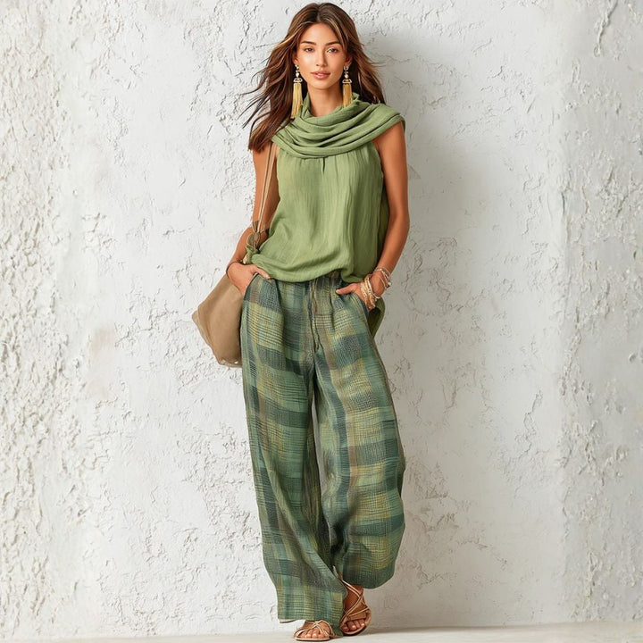 Bernice - Completo due pezzi con pantaloni dalla vestibilità rilassata