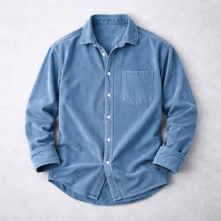 Hendrix - Camicia a bottoni in velluto a coste