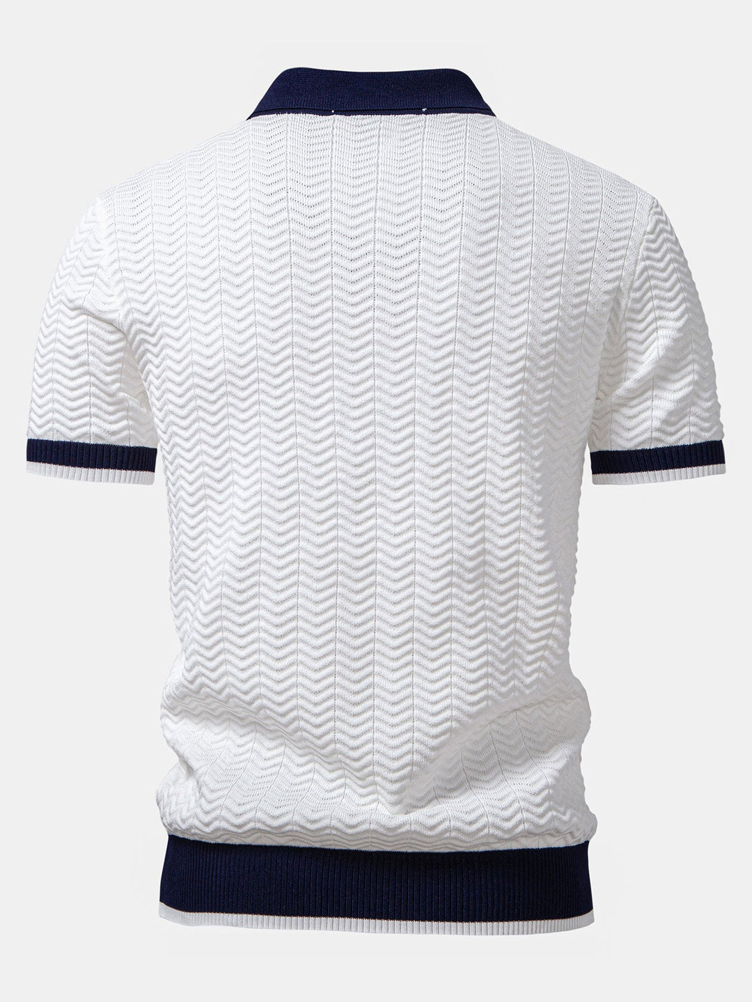 Arleno - Polo in maglia di viscosa testurizzata