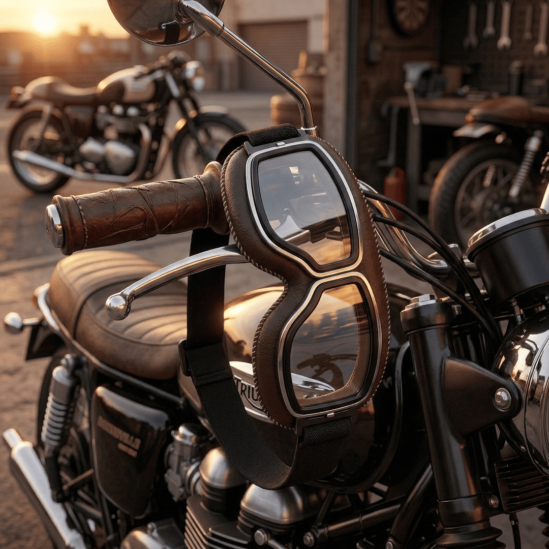Alaric - Occhiali da moto vintage