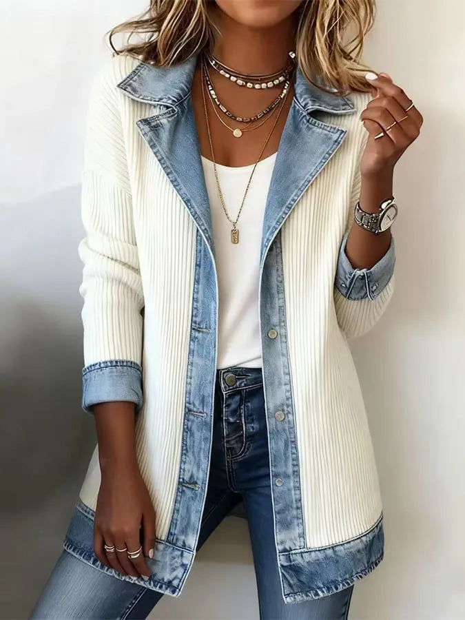 Zyrelle - Cardigan casual in maglia a bottoni