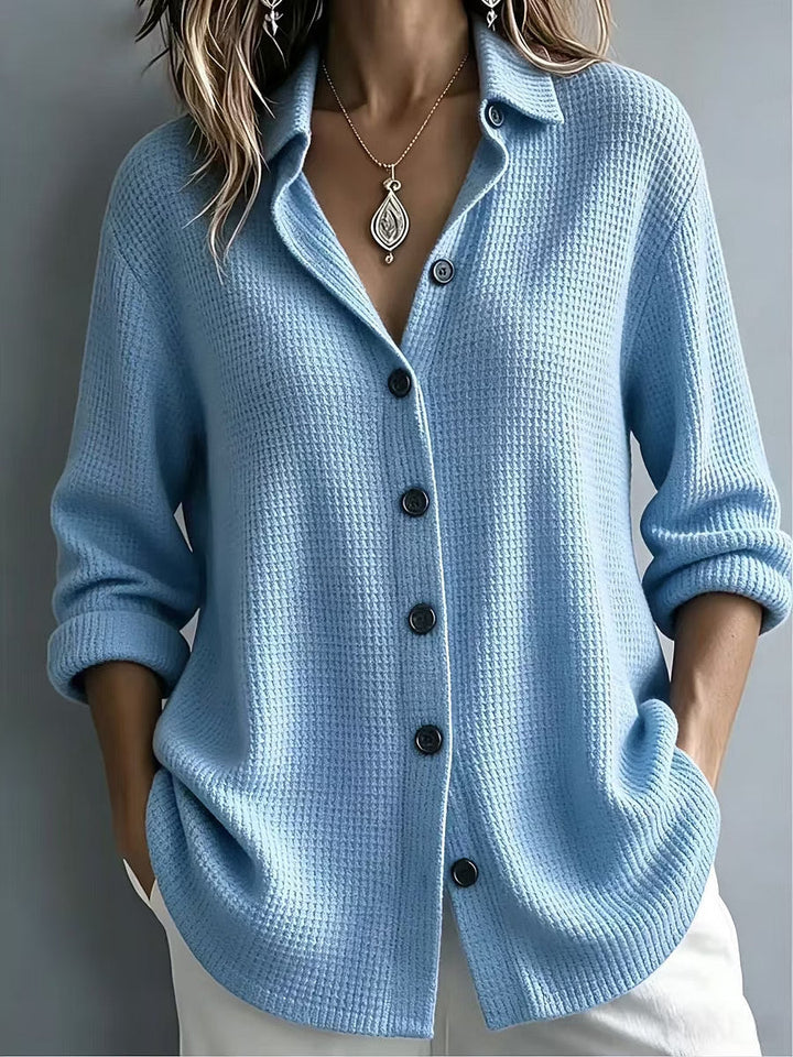 Imelda - Blusa soft touch a maniche lunghe