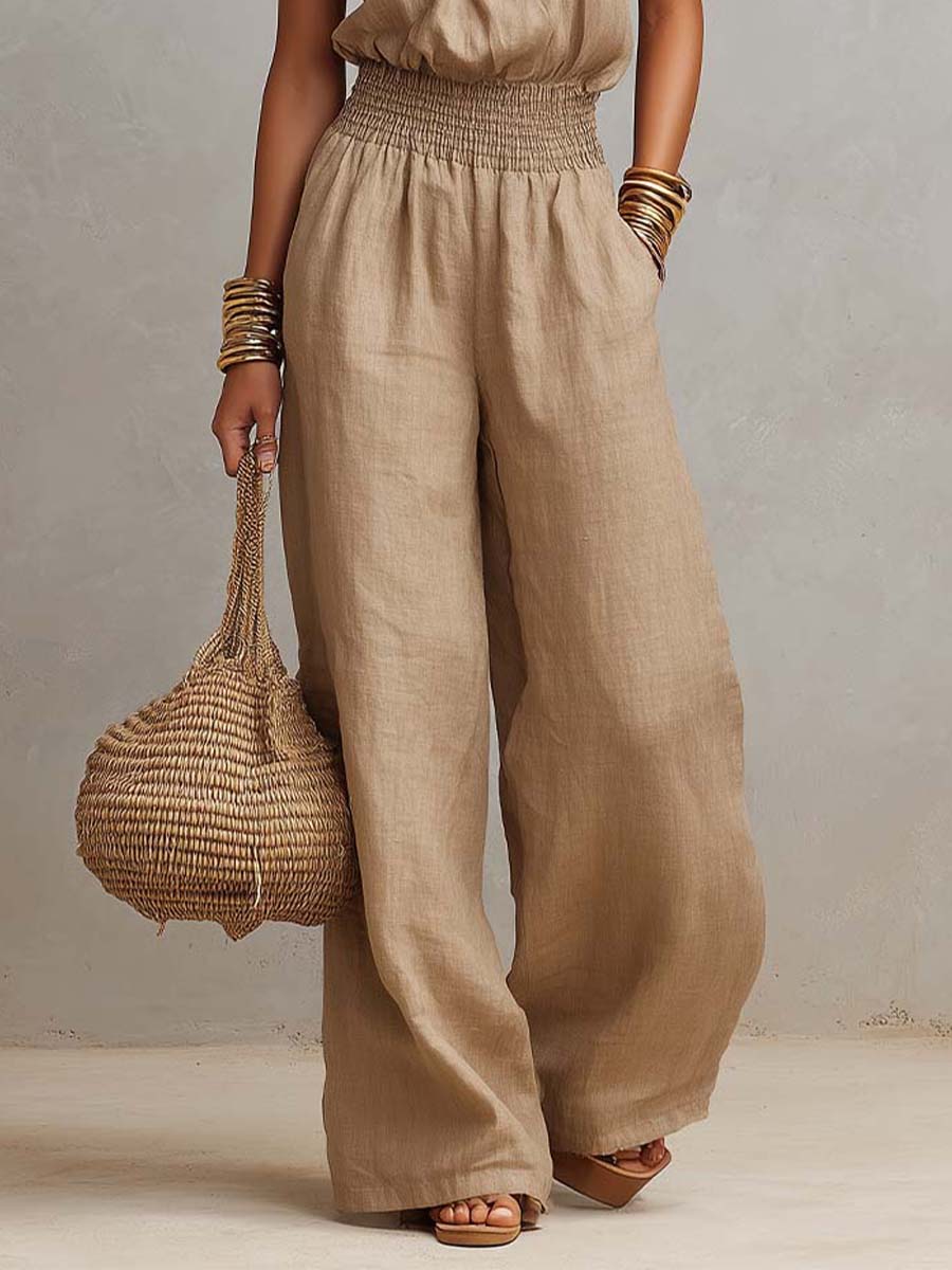 Elenie - Tuta leggera con scollo all’americana