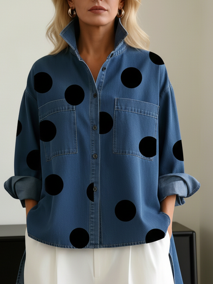 Kelsey - Blusa ricamata dalla mano morbida