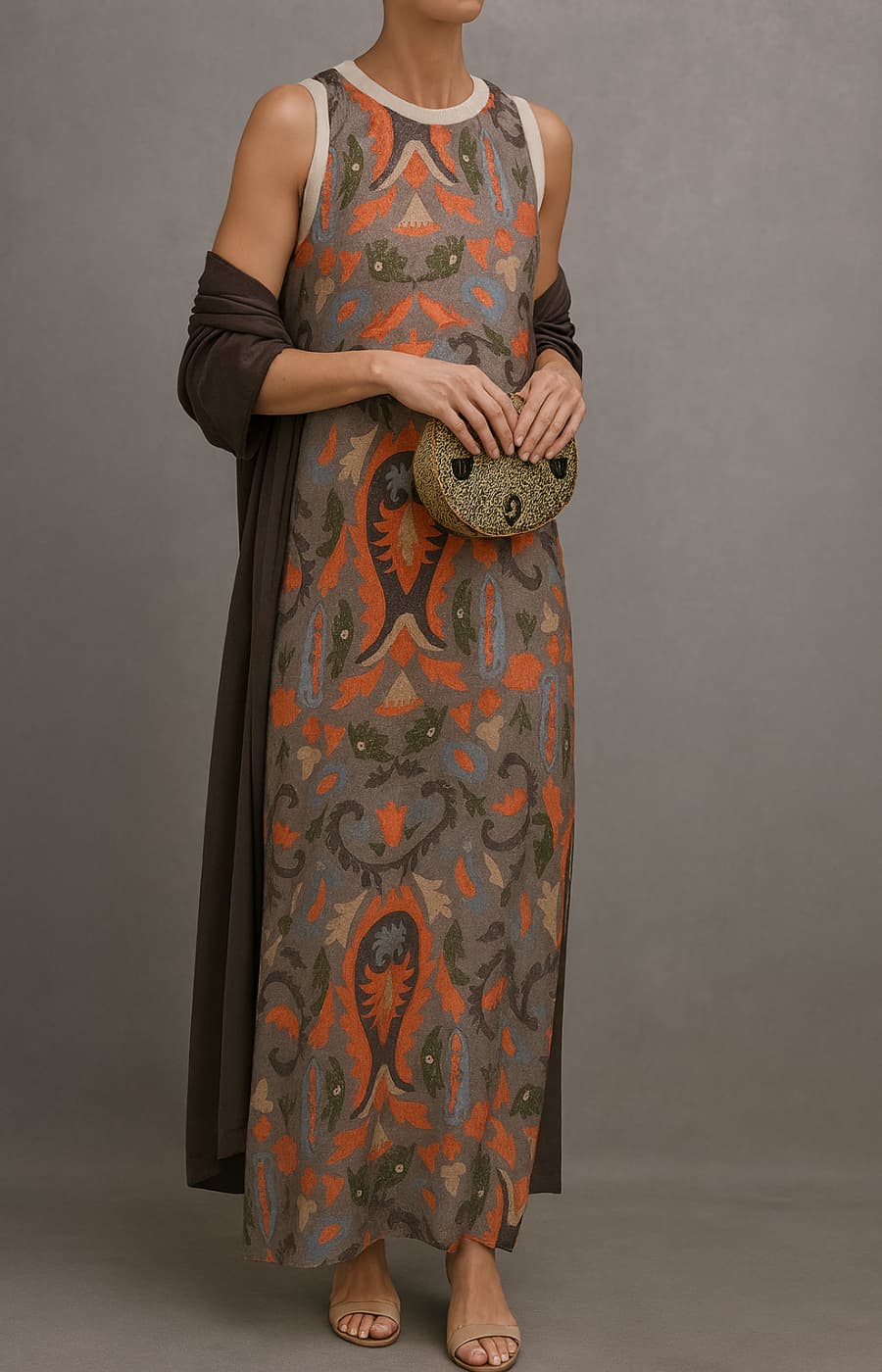Arlisse - Coordinato due pezzi premium con abito e gilet