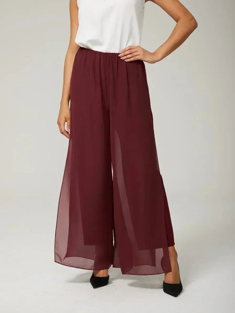 Tairess - Pantaloni a gamba larga