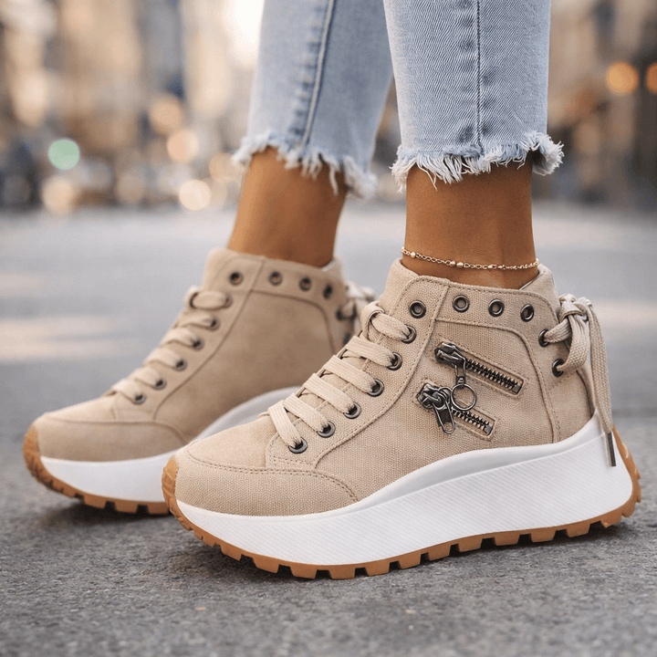 Wella - Sneakers imbottite a suola spessa