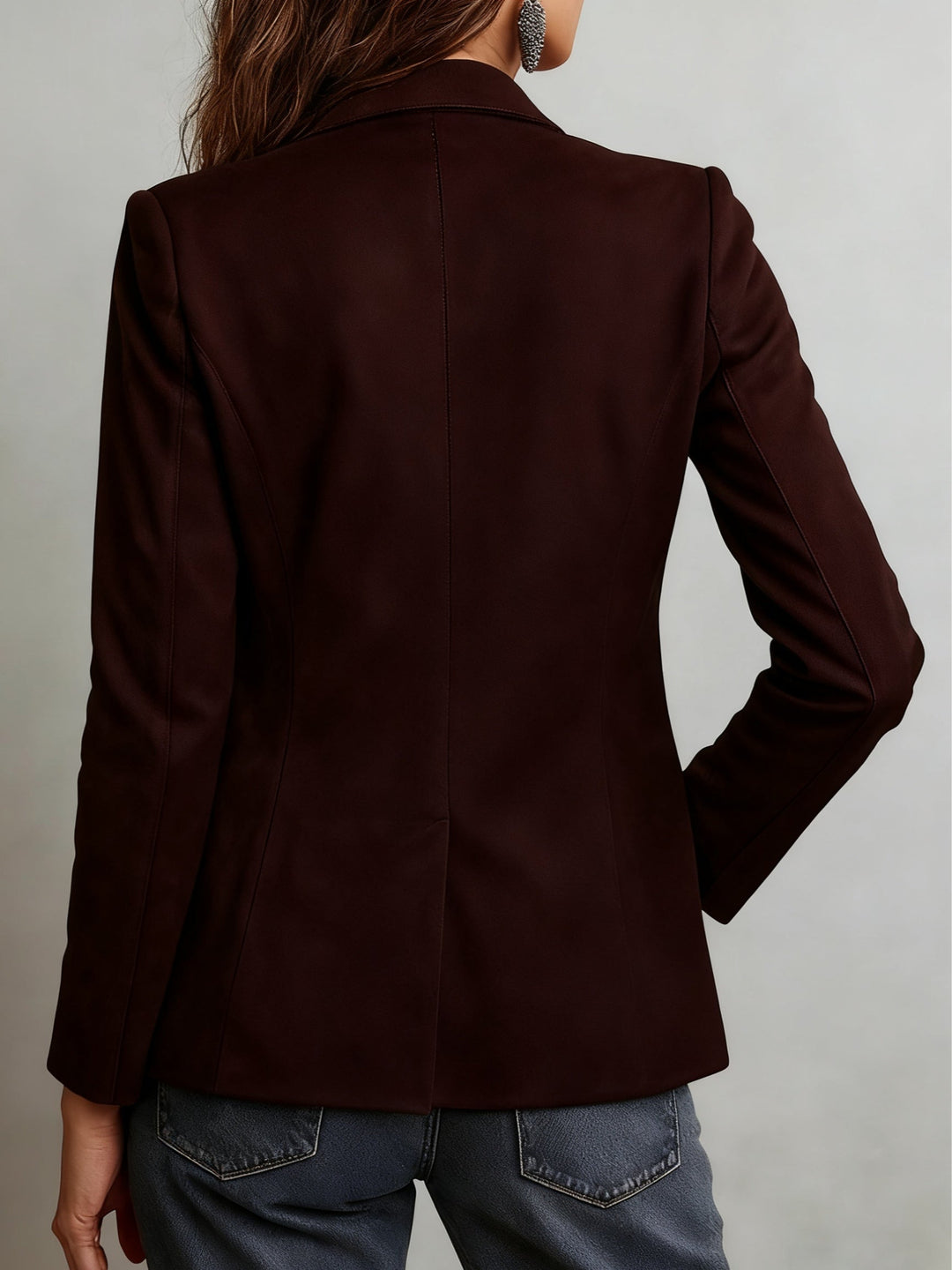 Mirevalle - Blazer su misura in camoscio vintage