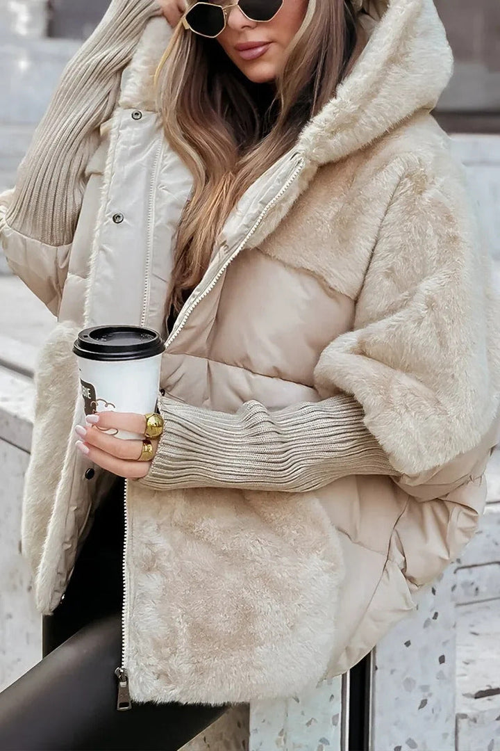 Audra - Giacca invernale con cappuccio imbottito