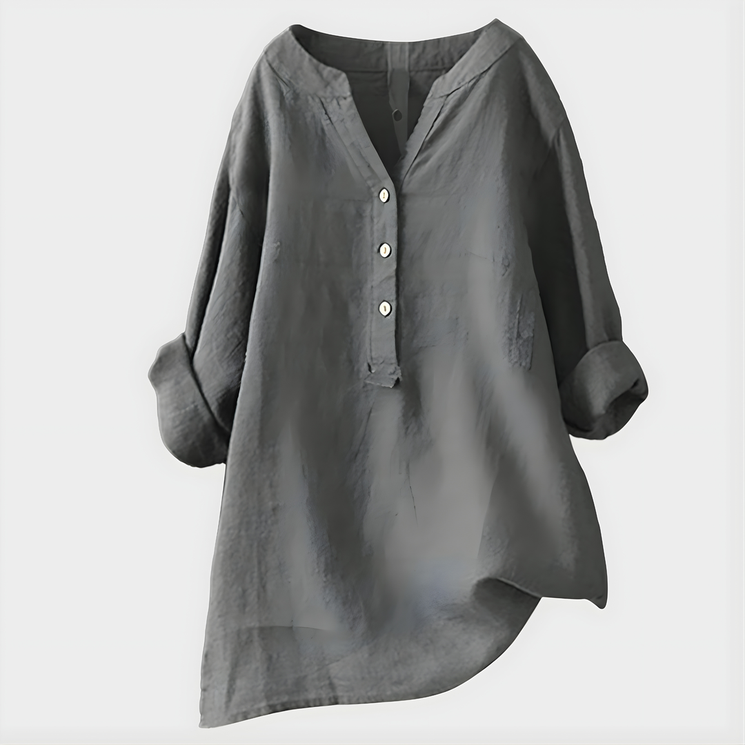 Fenella - Blusa tunica con bottoni