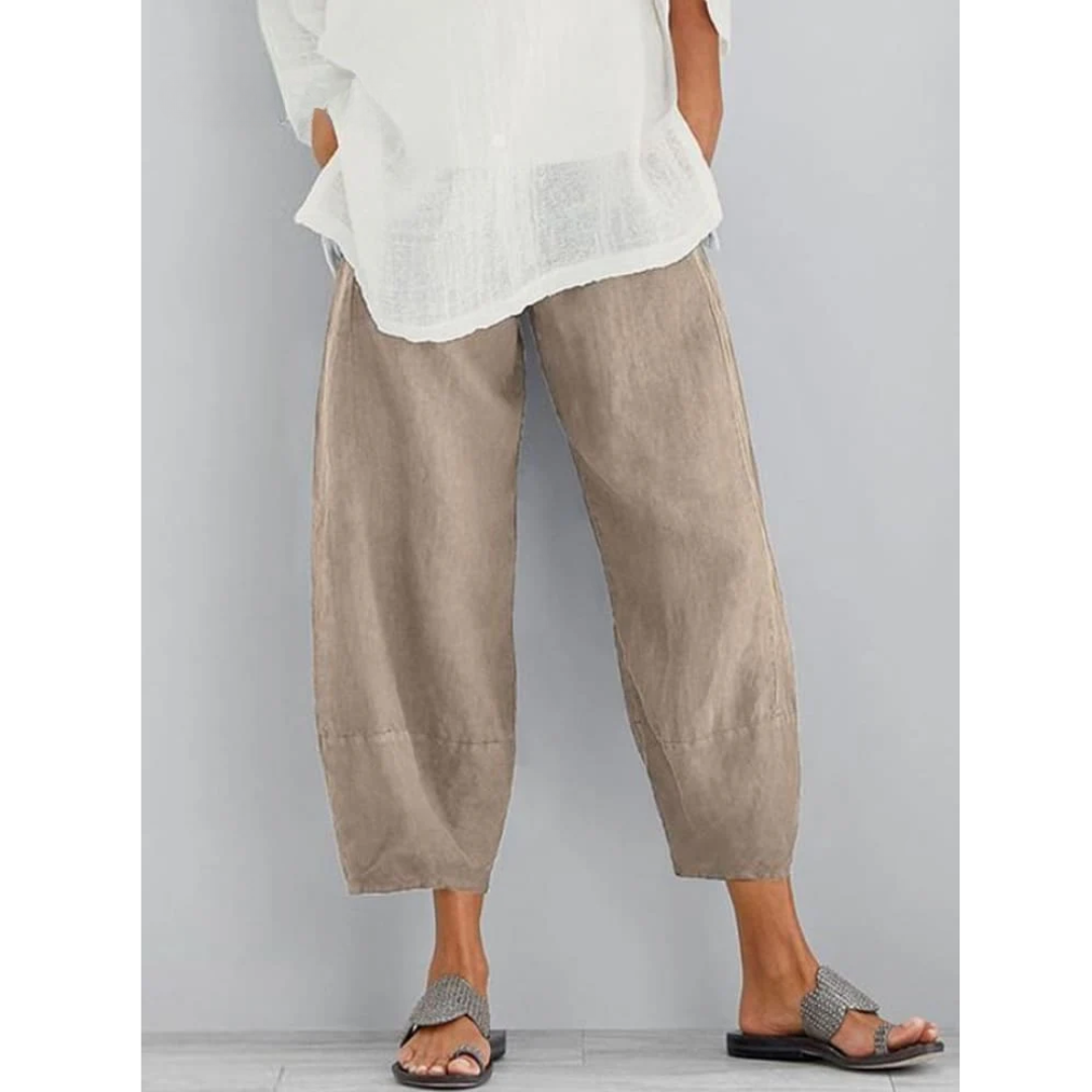 Perla - Pantaloni in lino leggeri