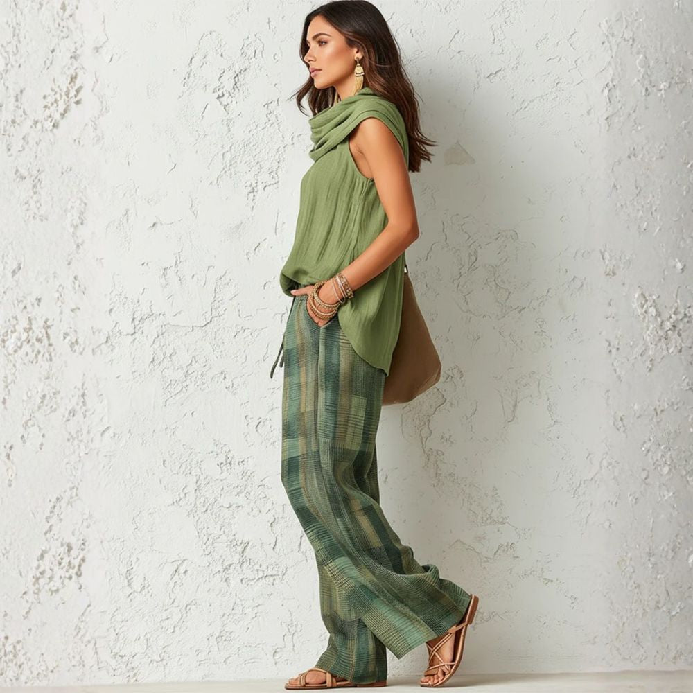 Bernice - Completo due pezzi con pantaloni dalla vestibilità rilassata