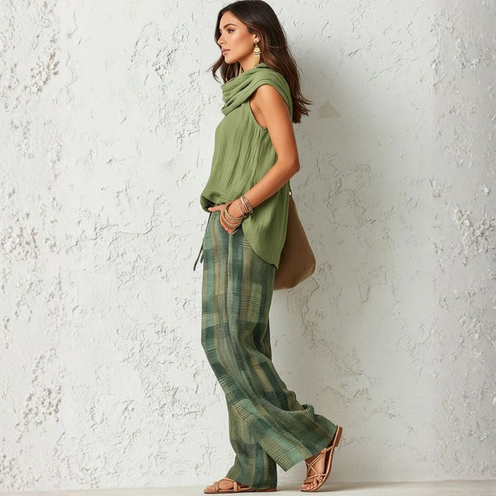 Bernice - Completo due pezzi con pantaloni dalla vestibilità rilassata
