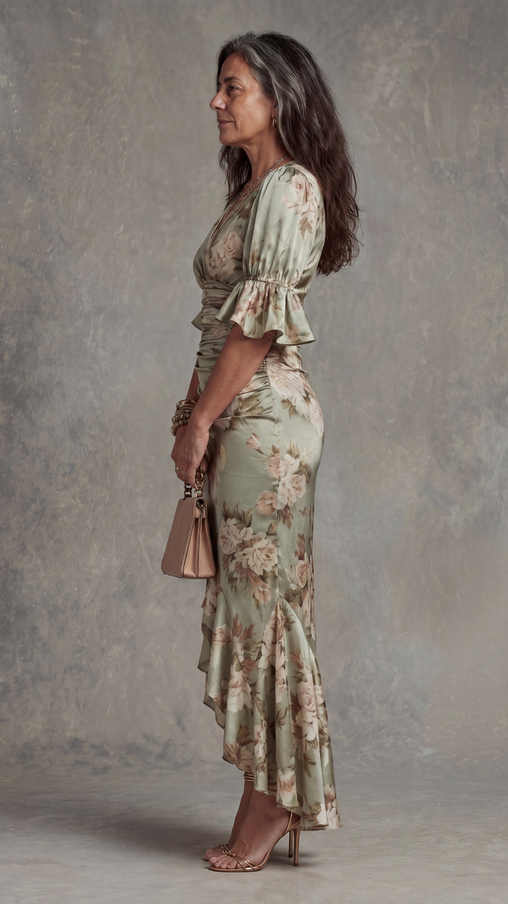 Yareen - Abito floreale soft touch
