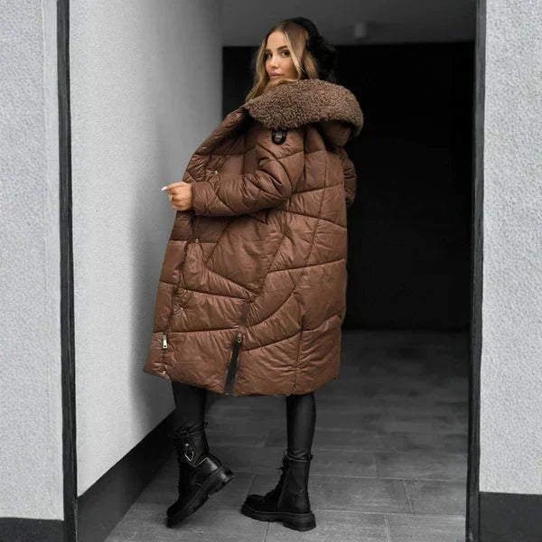 Norelline - Cappotto imbottito con cappuccio