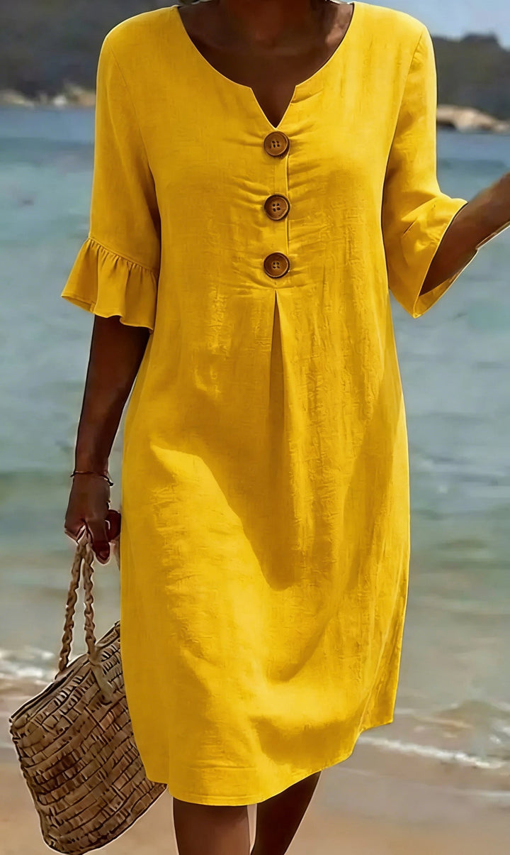 Jonquil - Abito casual con bottoni frontali