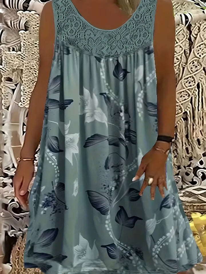 Ariadne - Abito elegante a stampa floreale