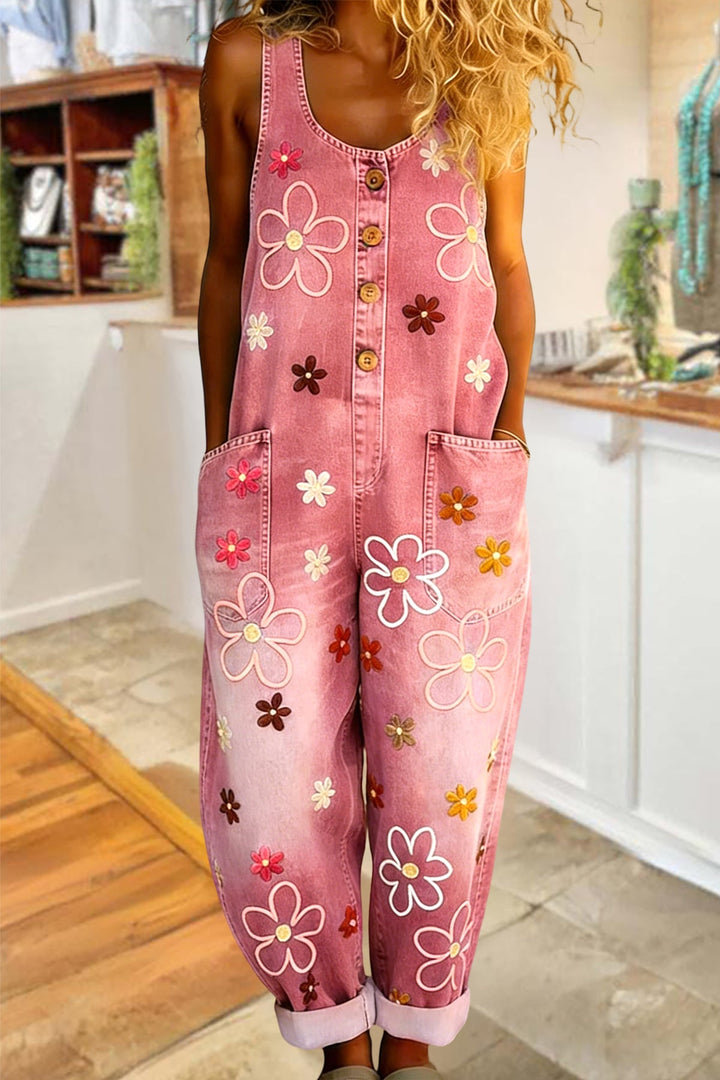Wenara - Salopette floreale