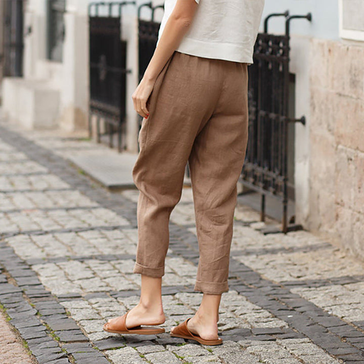 Lyra - Pantaloni sartoriali a gamba dritta