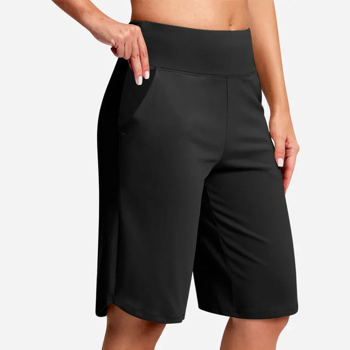Odeliora - Bermuda a vita alta fit comfort