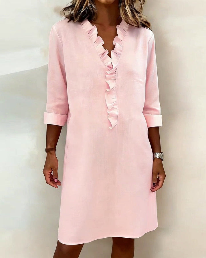 Dorelle - Abito a righe in lino