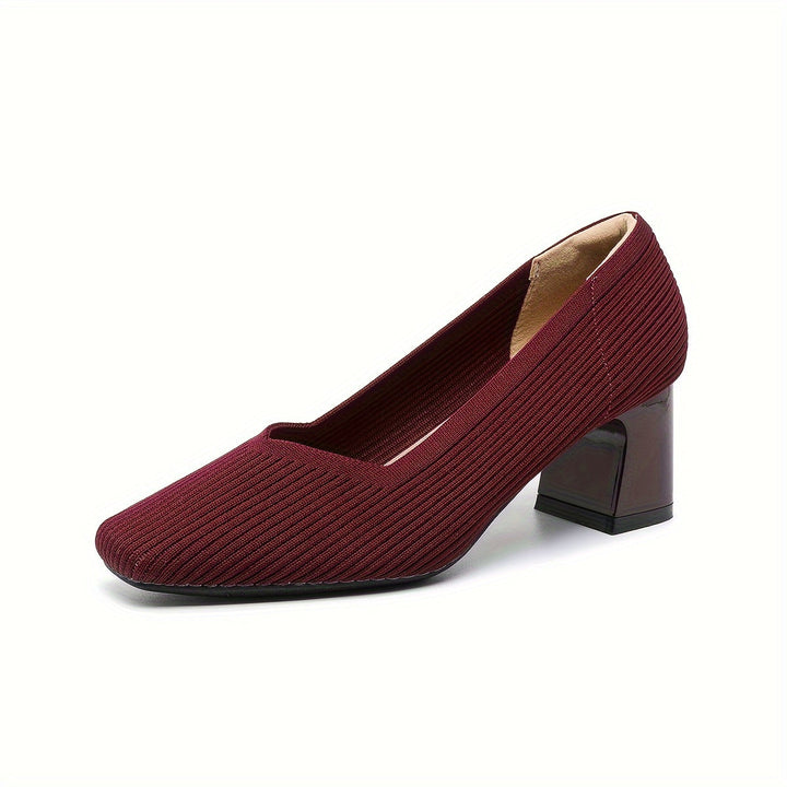 Hetty - Scarpe da ballo con tacco quadrato