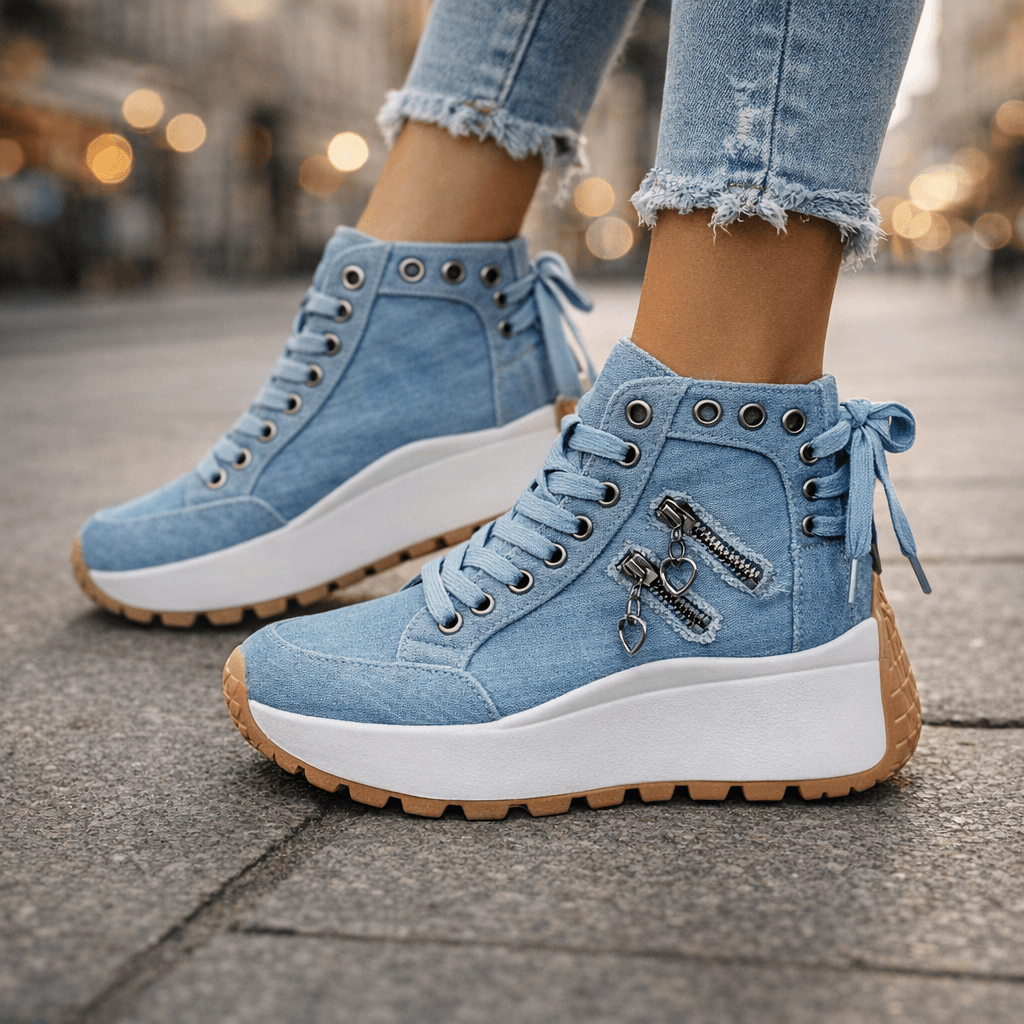 Celestia - Sneakers con plateau ammortizzate