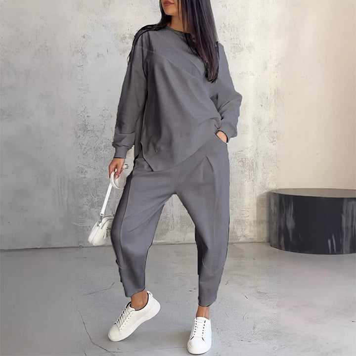 Eulavie - Completo loungewear oversize effetto soft touch
