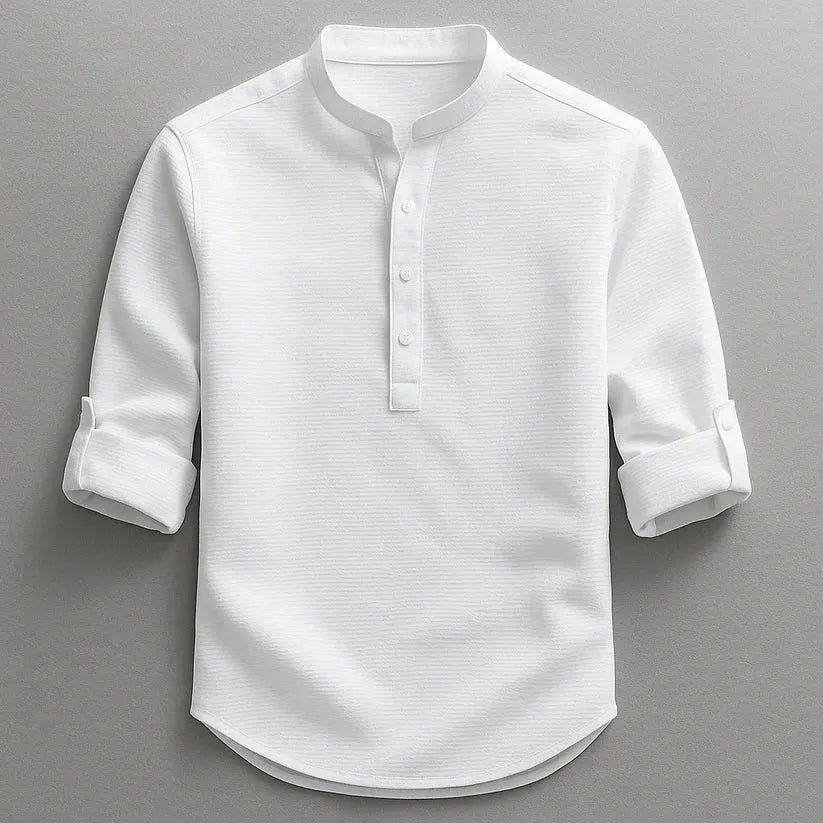Jarvis - Maglia Henley lavorata