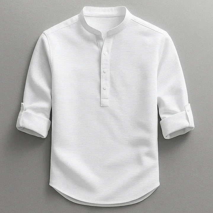 Jarvis - Maglia Henley lavorata