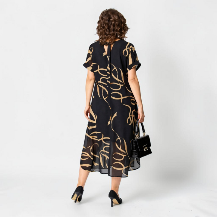 Ismara - Abito midi leggero con scollatura a V