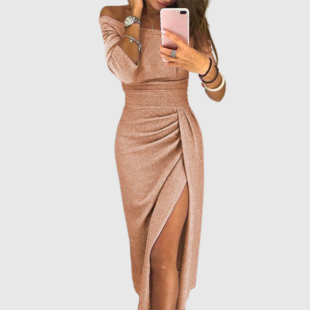 Evalora - Elegante Abito Midi Casual